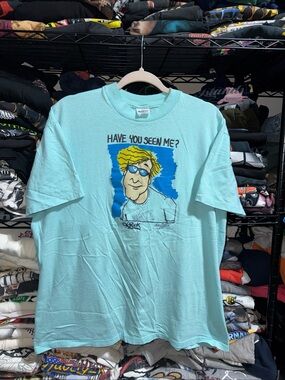 Vintage 80s Ocean City Maryland  Beer Cartoon Shirt Size Xl